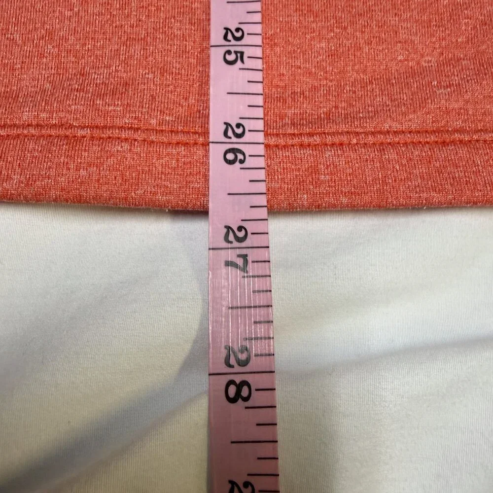 The North Face 1/4-Zip Pullover Men’s Large Orange Heather EUC‎